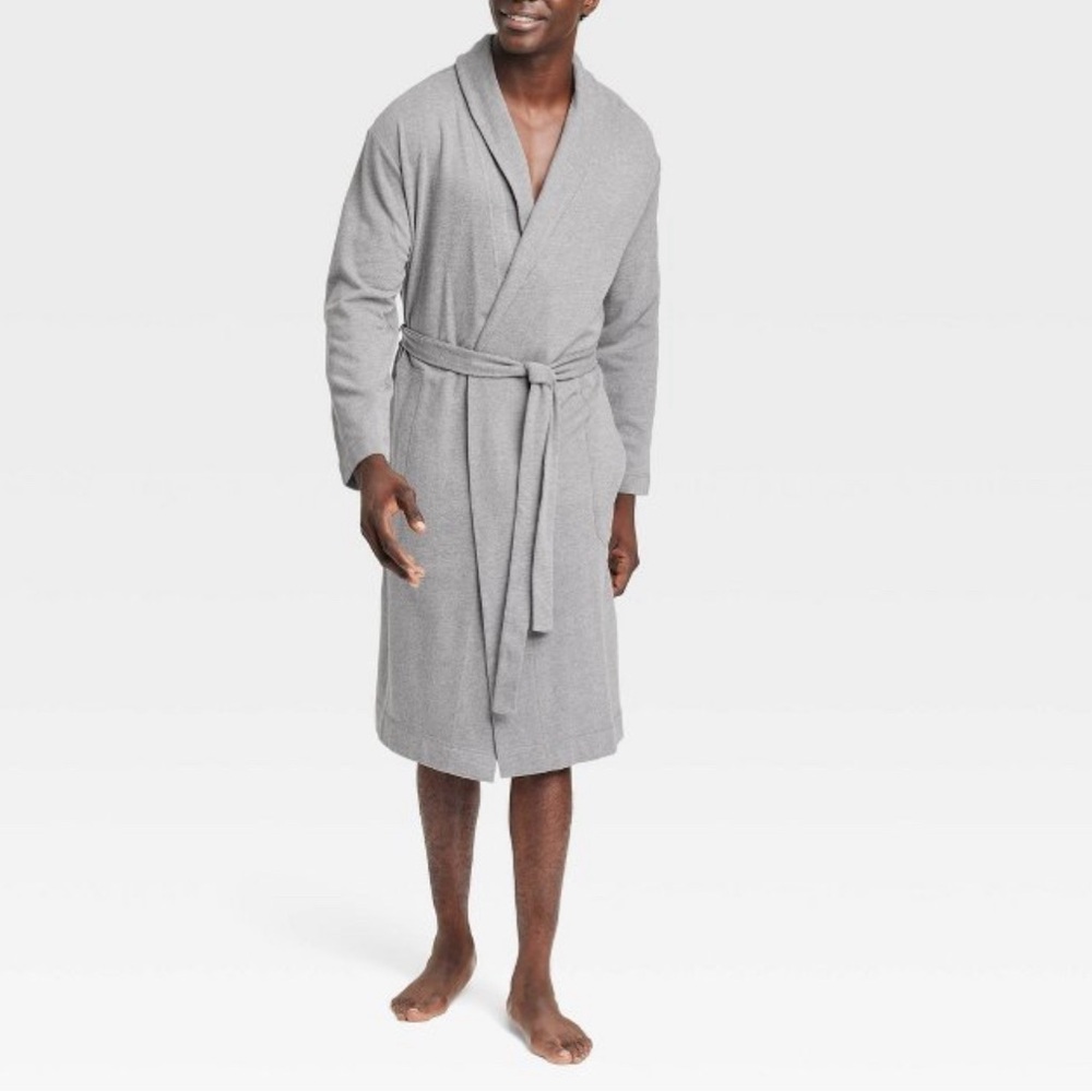 Unisex Goodfellow Bath Robe Gray Men’s Size S/M